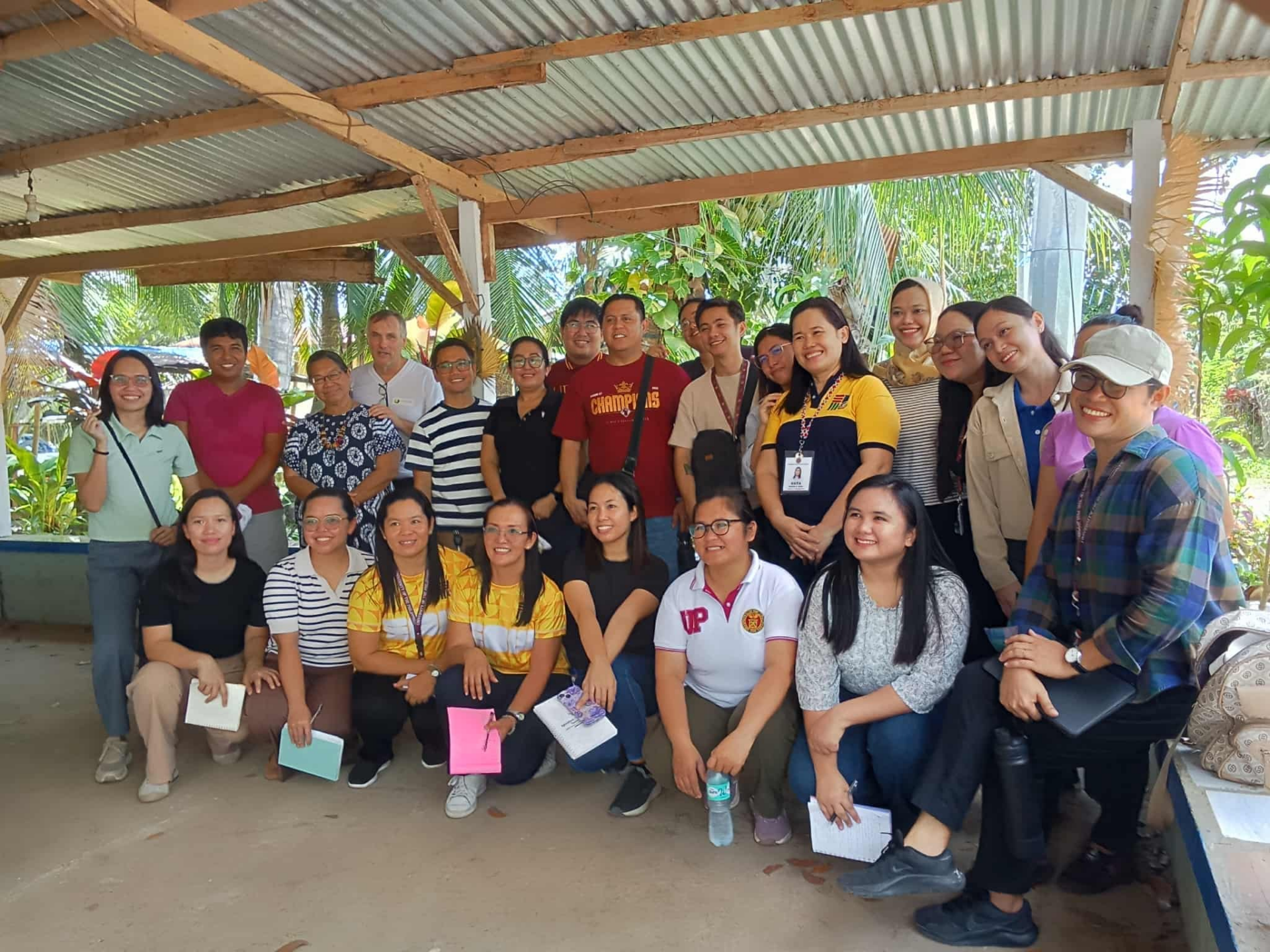LimaDOL team with University of the Philippines partners – collaborating on sustainable food waste management and circular economy innovation in Davao City