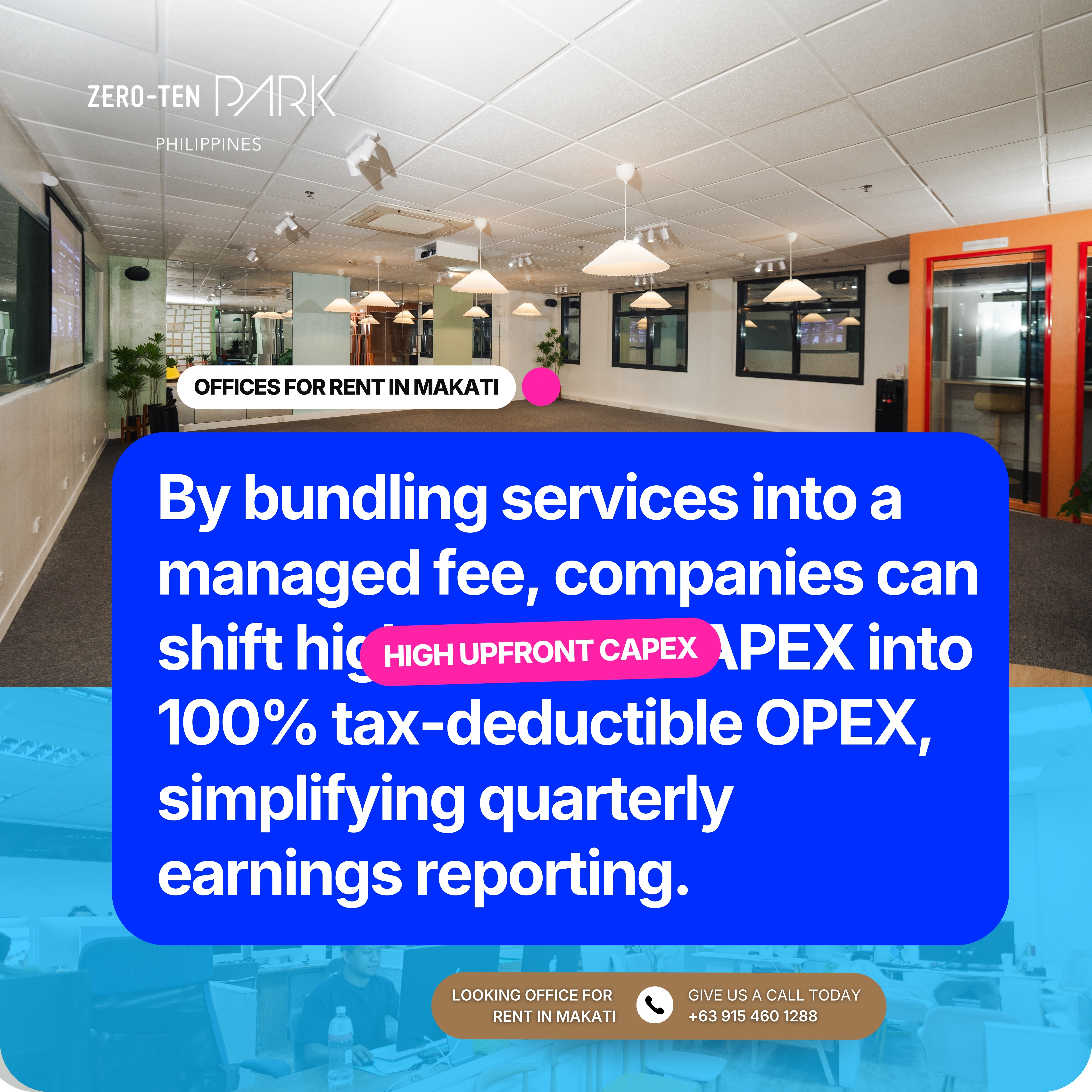 247 40 Pax+ Enterprise Office for Rent in Makati Secure & Ready for Lease - Zero-Ten Park Makati (2) 247 40 Pax+ Enterprise Office for Rent in Makati Secure & Ready for Lease - Zero-Ten Park Makati (1)