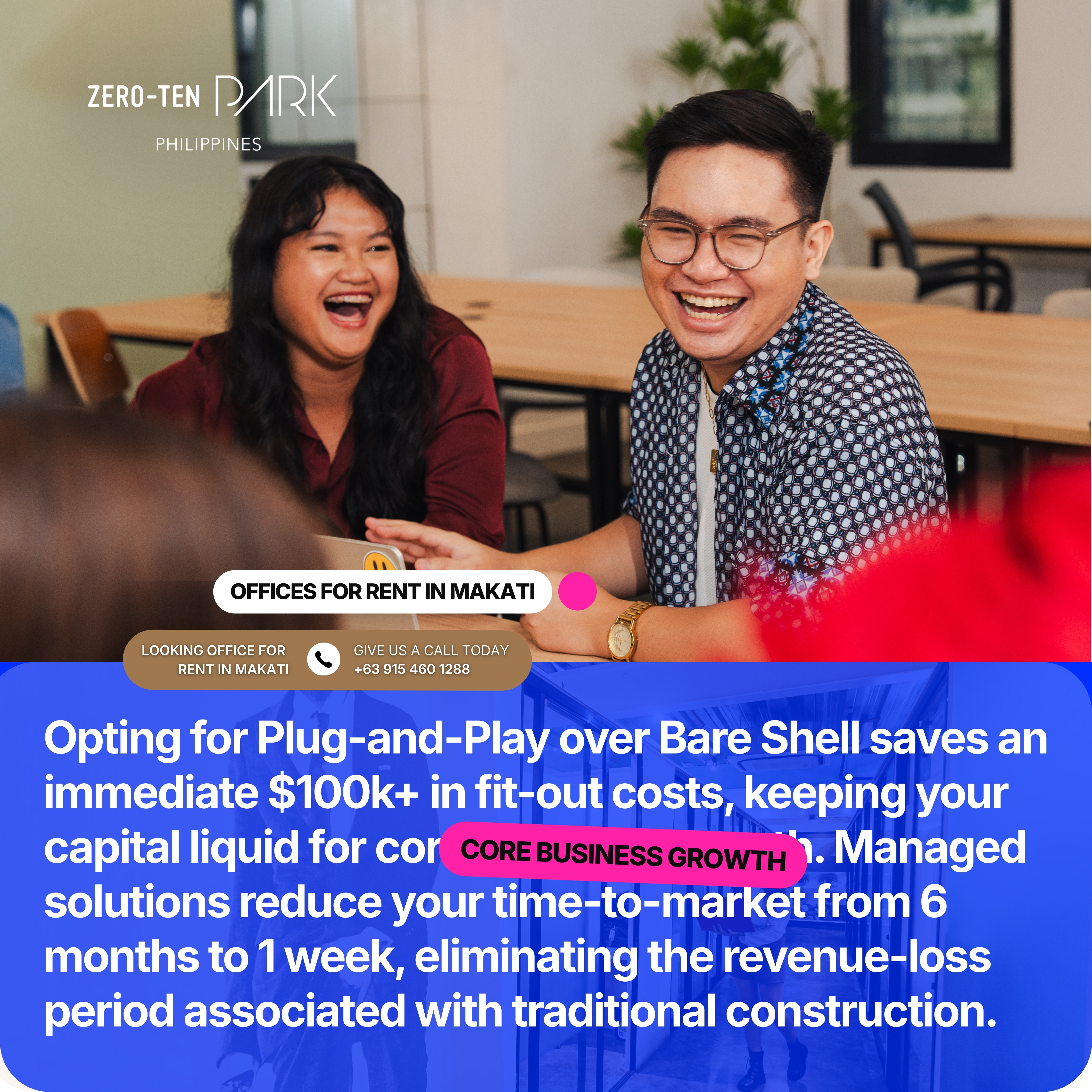 247 40 Pax+ Enterprise Office for Rent in Makati Secure & Ready for Lease - Zero-Ten Park Makati (5) 247 40 Pax+ Enterprise Office for Rent in Makati Secure & Ready for Lease - Zero-Ten Park Makati (1)