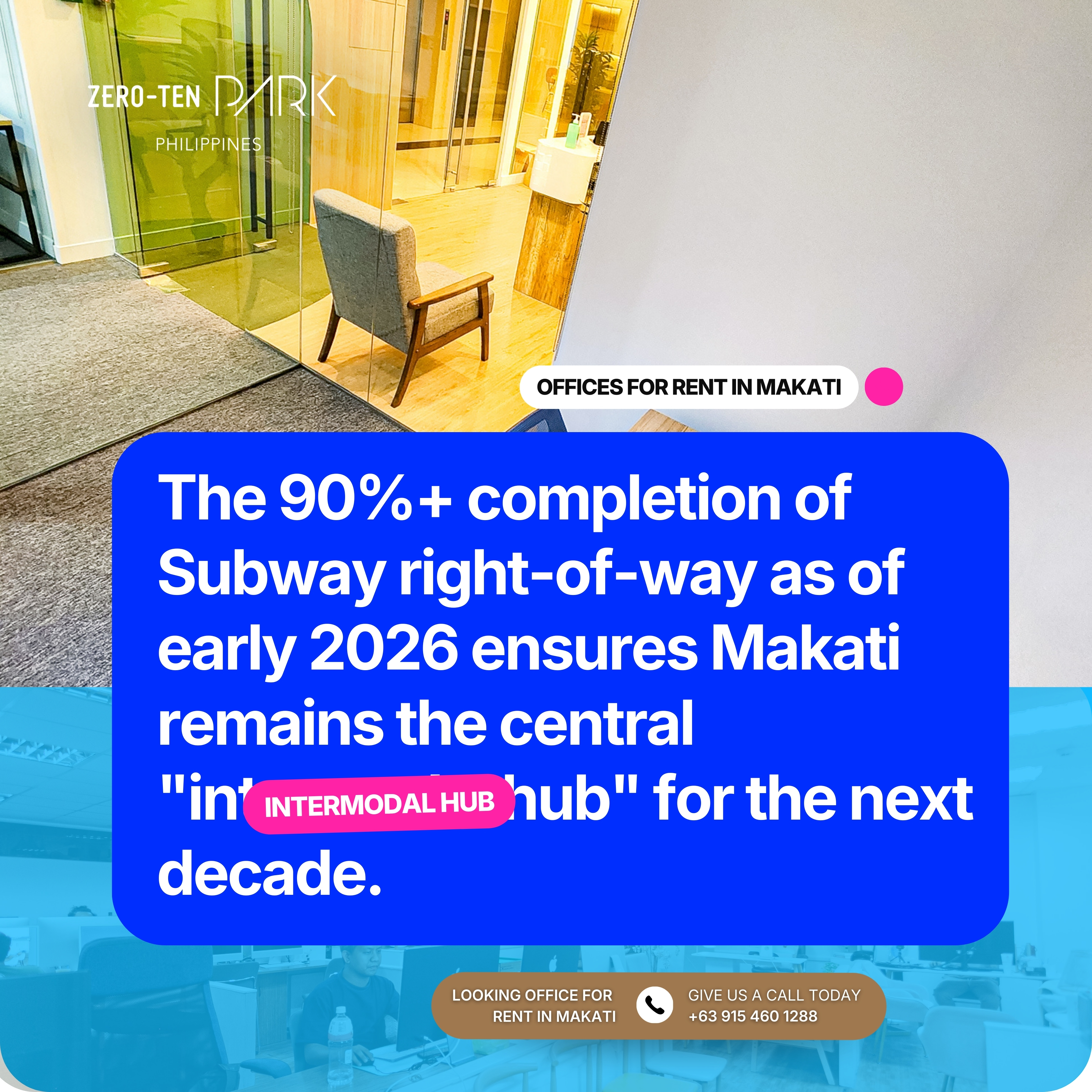 Executive Office Spaces for Rent in Makati - Zero-Ten Park Makati (2) Executive Office Spaces for Rent in Makati - Zero-Ten Park Makati