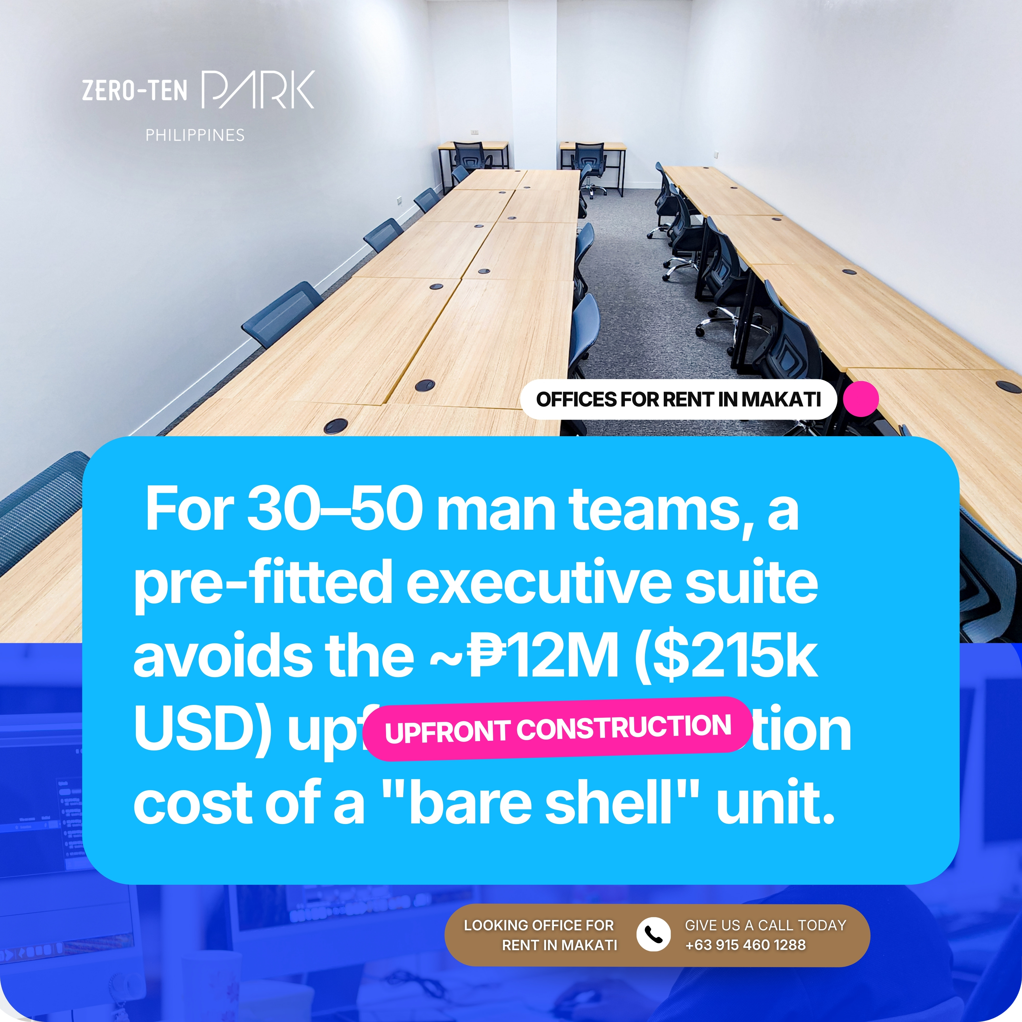 Executive Office Spaces for Rent in Makati - Zero-Ten Park Makati (4) Executive Office Spaces for Rent in Makati - Zero-Ten Park Makati