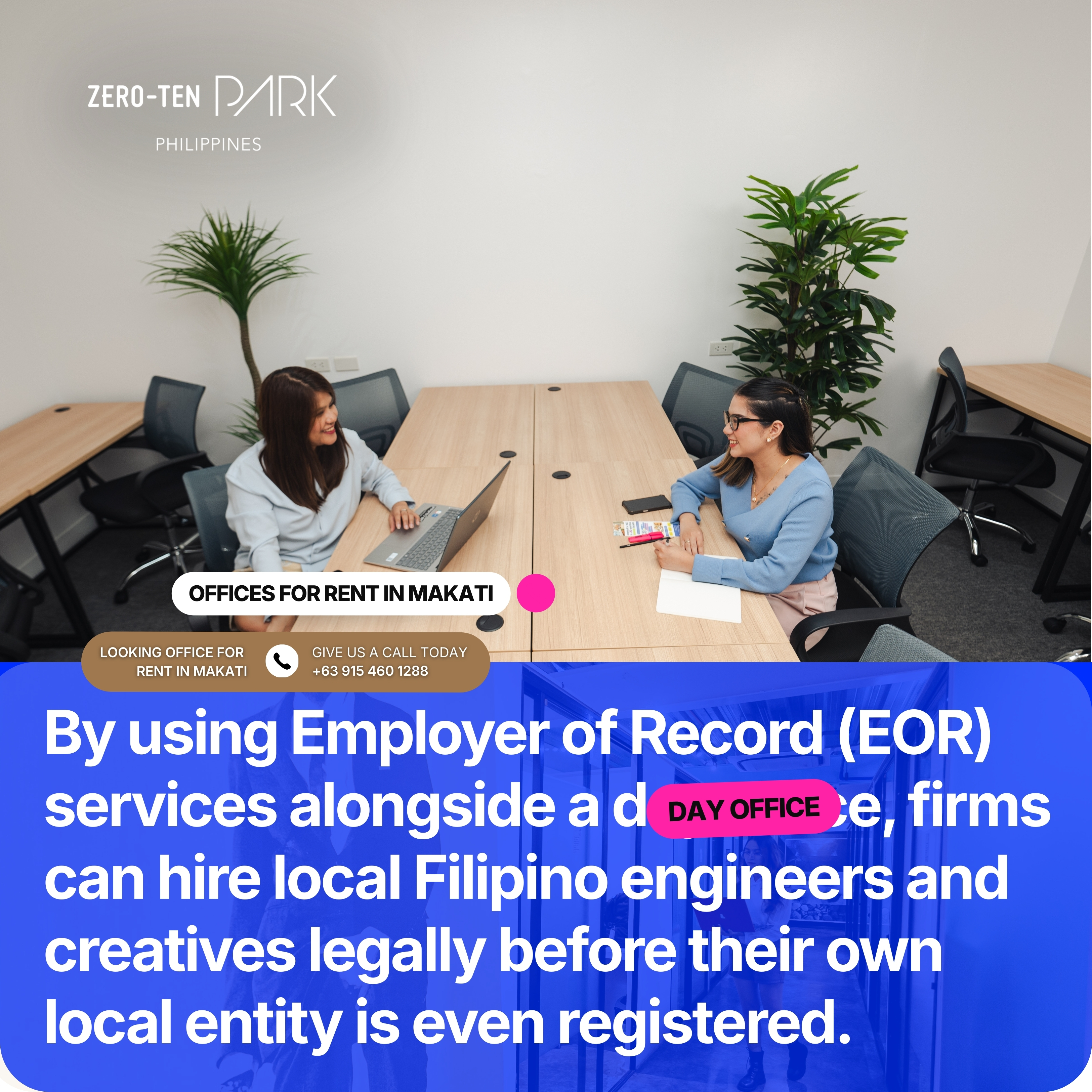 Flexible Daily Workspaces: Premium Day Offices for Rent in Makati