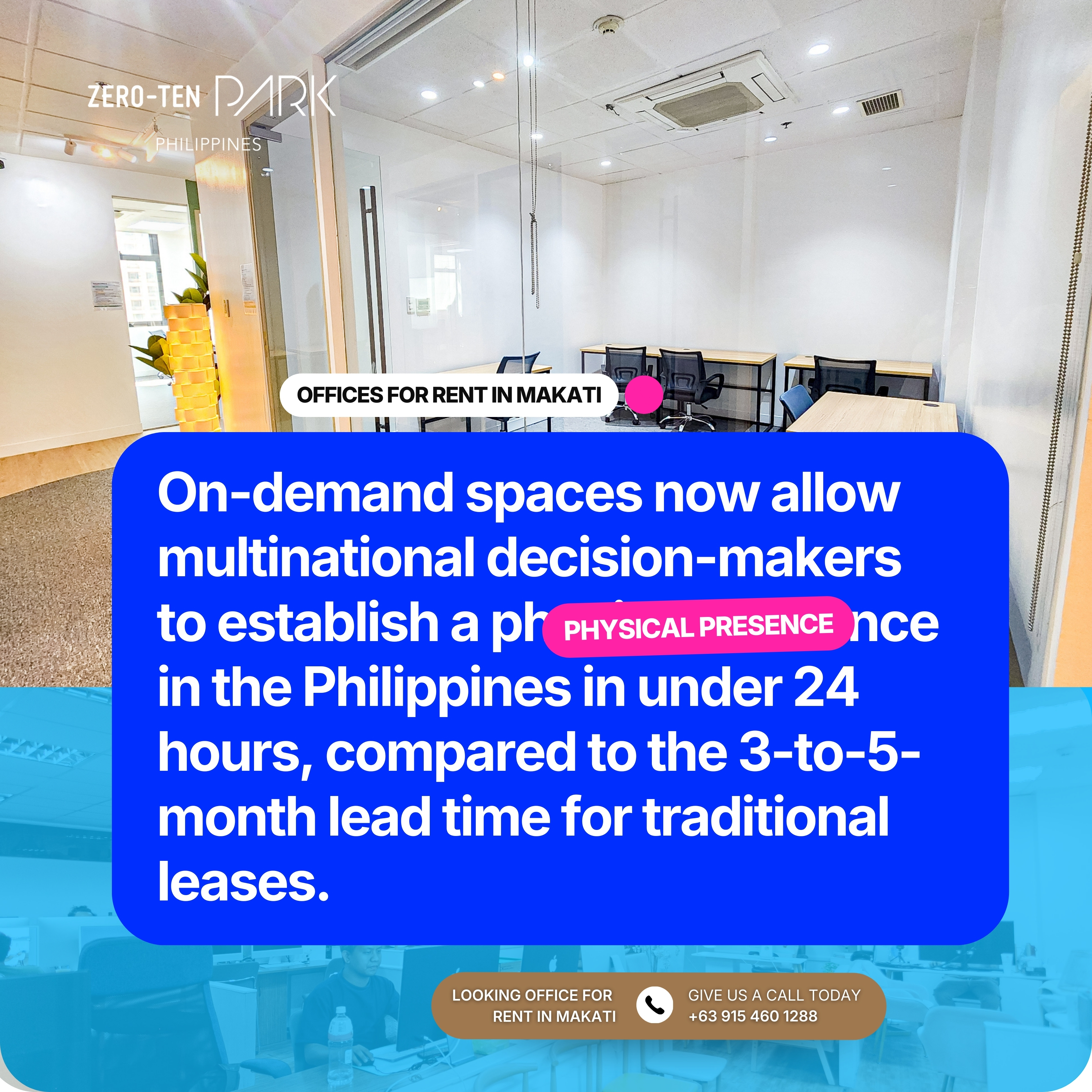 Flexible Daily Workspaces: Premium Day Offices for Rent in Makati