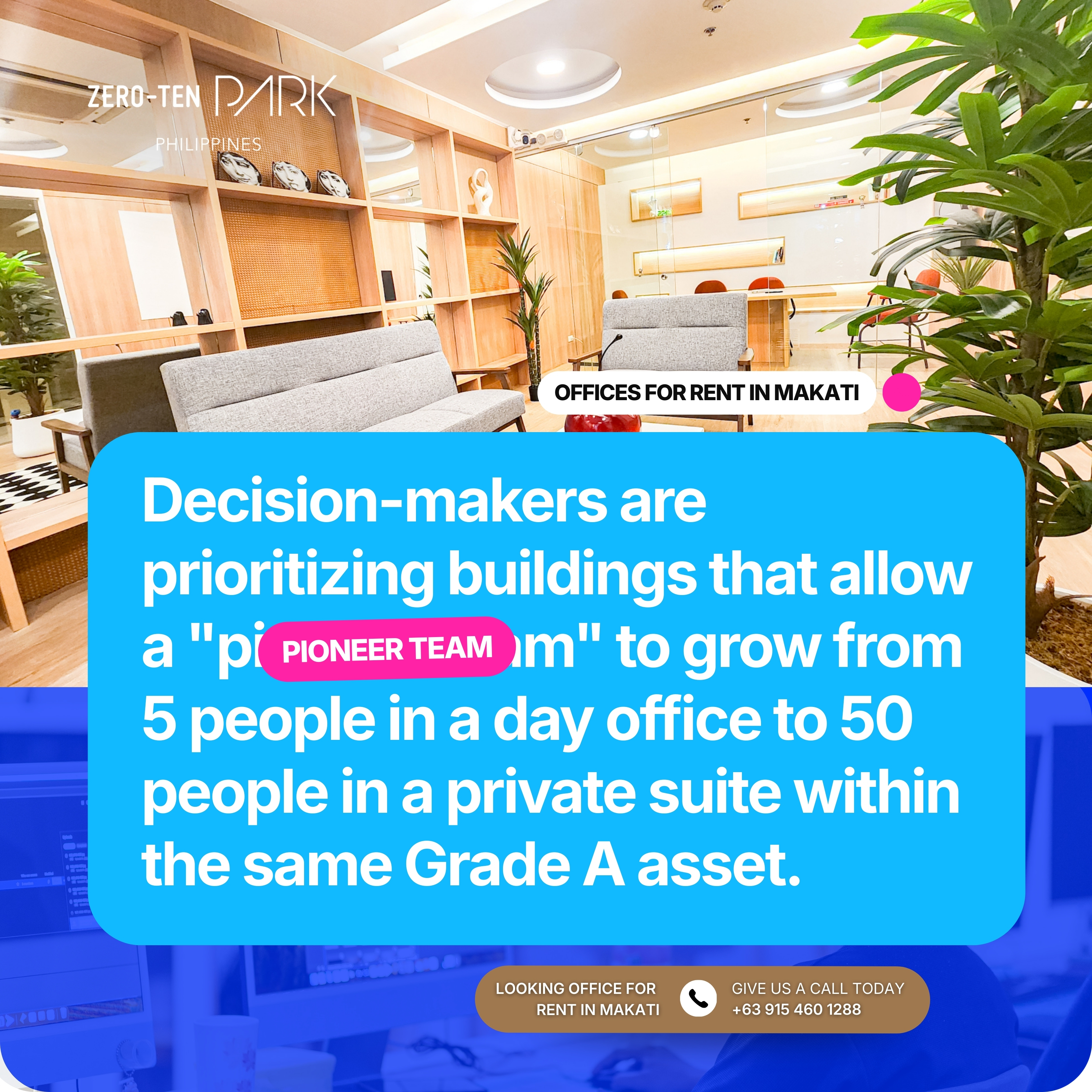 Flexible Daily Workspaces: Premium Day Offices for Rent in Makati