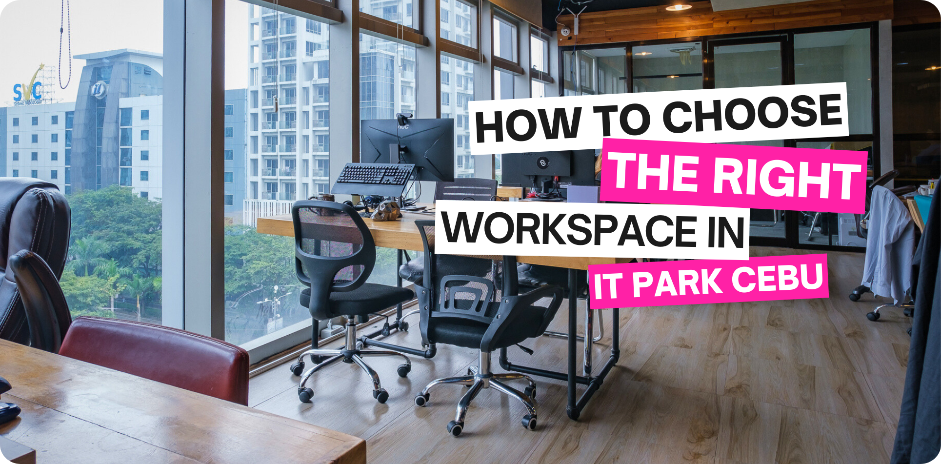 Coworking space in Cebu IT Park office space