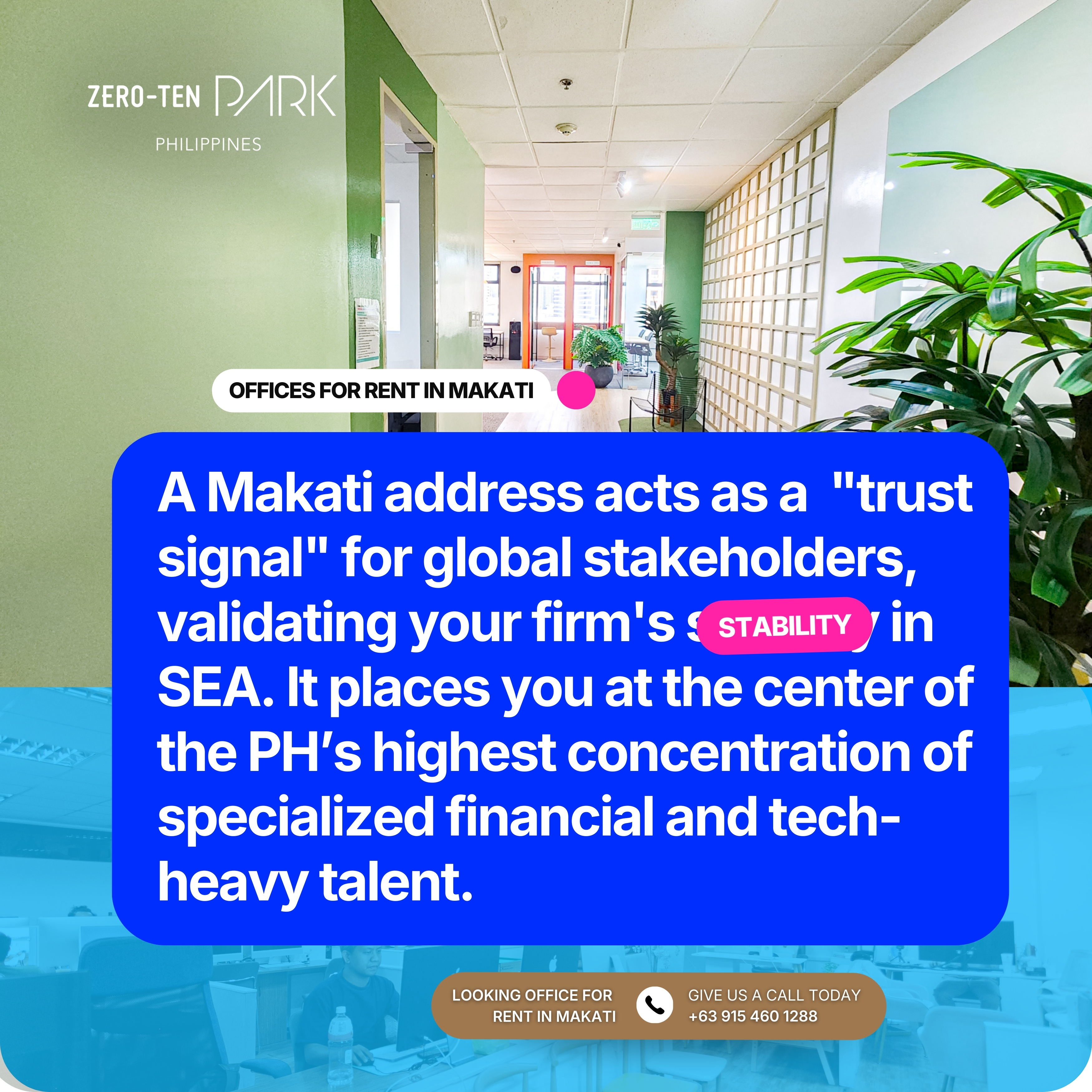 Scalable Enterprise Offices for Rent in Makati - Zero-Ten Park Makati (2) Scalable Enterprise Offices for Rent in Makati - Zero-Ten Park Makati